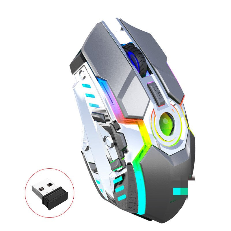 Enhance Your Workspace with the Wireless Mouse Rechargeable Office Lighting