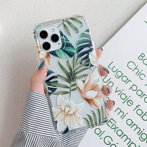 Discover the Elegance of the Banana Leaf Watercolor Floral Protective Phone Case