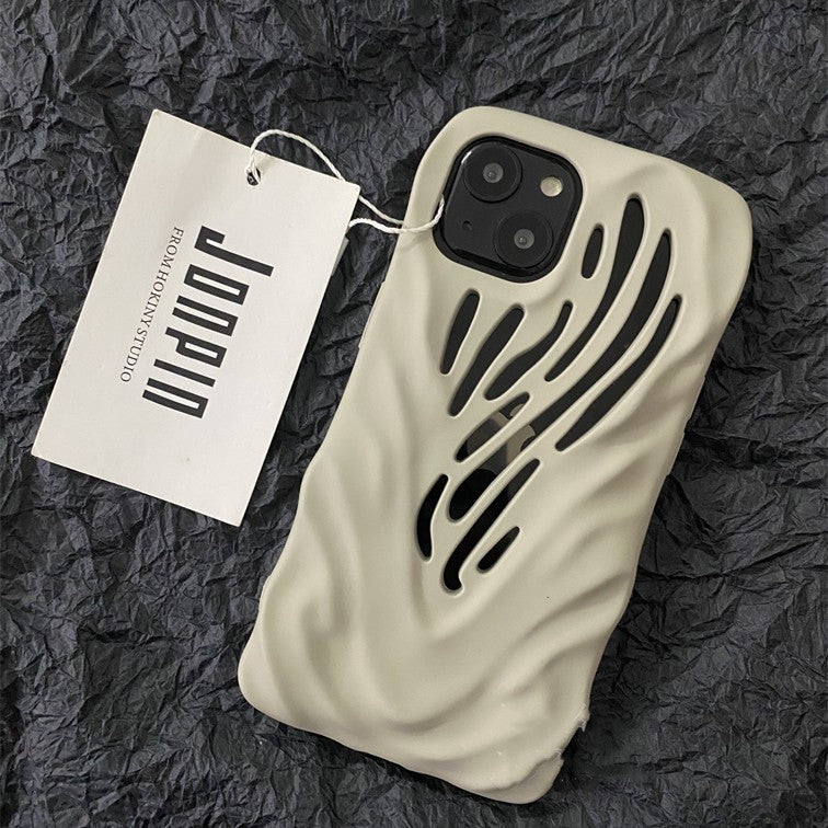 Discover the Perfect Protection for Your iPhone: Titanium Gray Wind Hollowed Out Phone Cases