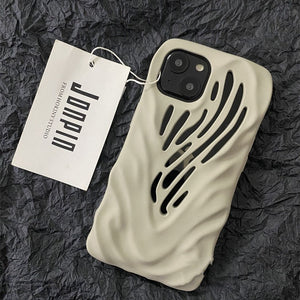 Discover the Perfect Protection for Your iPhone: Titanium Gray Wind Hollowed Out Phone Cases